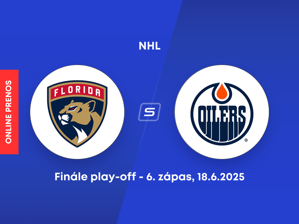 Florida Panthers - Edmonton Oilers: ONLINE prenos zo 6. zápasu finále play-off NHL. 