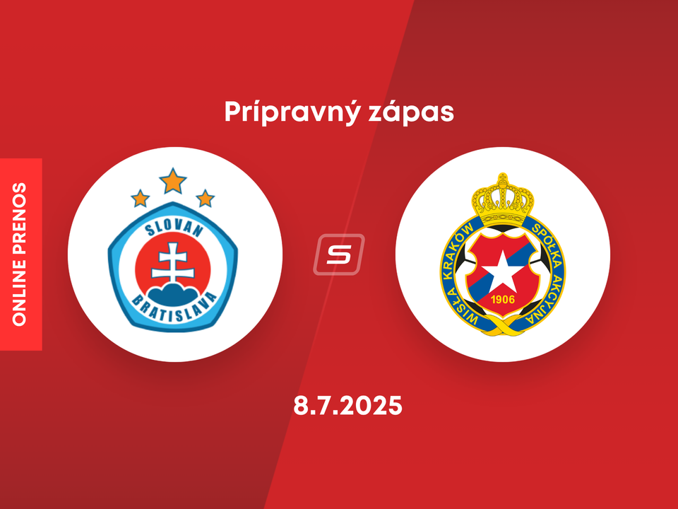 ŠK Slovan Bratislava - Wisla Krakov: ONLINE prenos z prípravného zápasu.