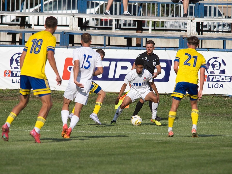 Momentka zo zápasu Stropkov - Košice B.