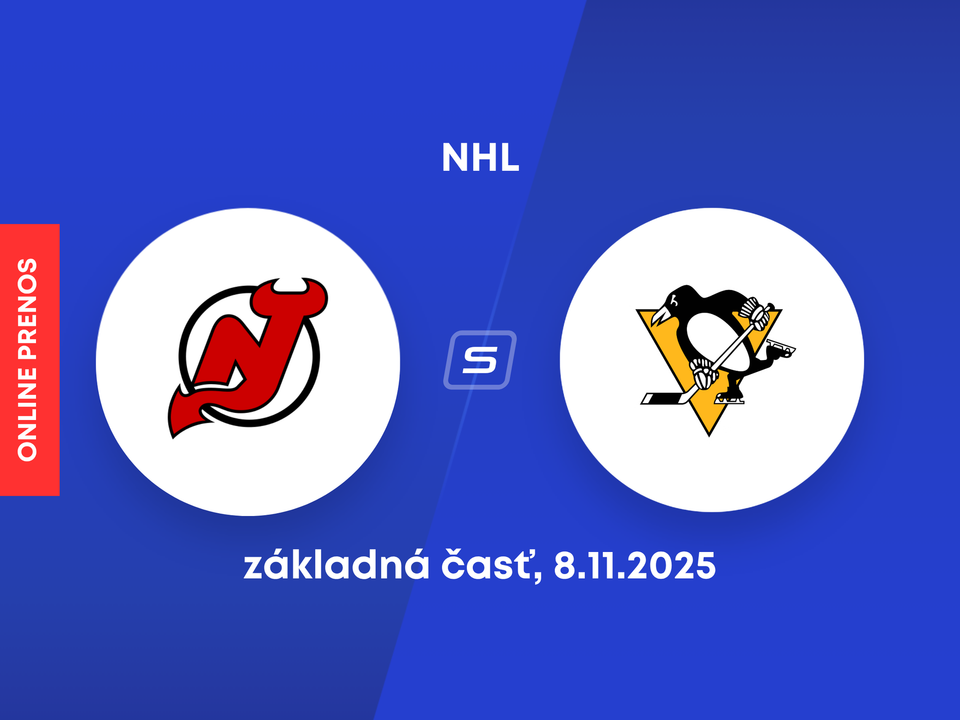 New Jersey Devils - Pittsburgh Penguins: ONLINE prenos zo zápasu NHL.