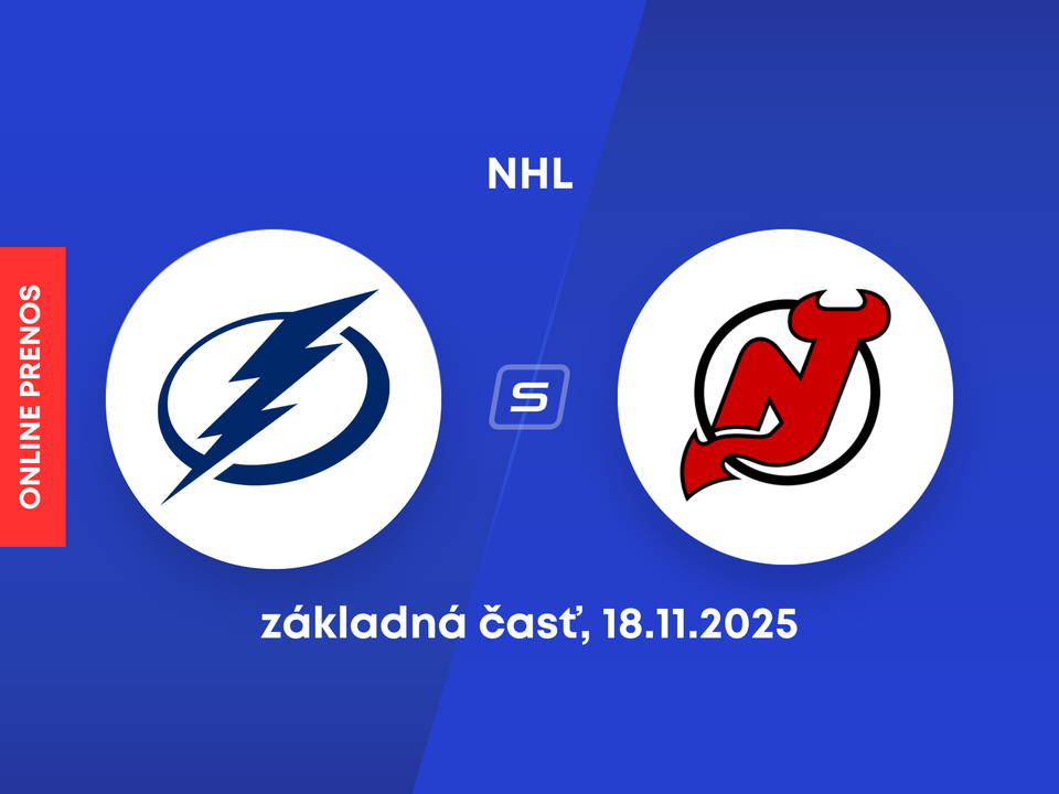 Tampa Bay Lightning - New Jersey Devils: ONLINE prenos zo zápasu NHL.