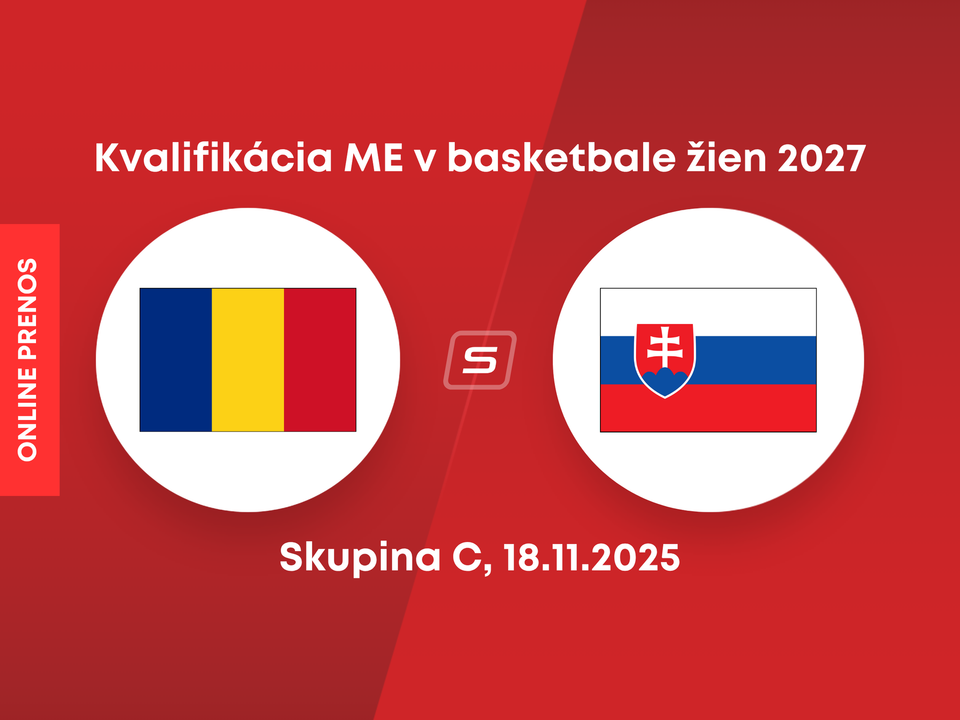 Rumunsko - Slovensko: Online prenos zo zápasu kvalifikácie na ME v basketbale žien 2027. 