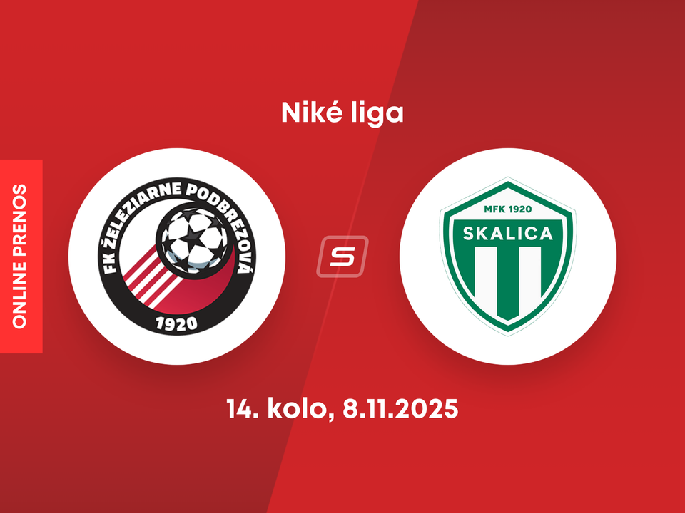 FK Železiarne Podbrezová - MFK Skalica: ONLINE prenos zo zápasu 14. kola Niké ligy.