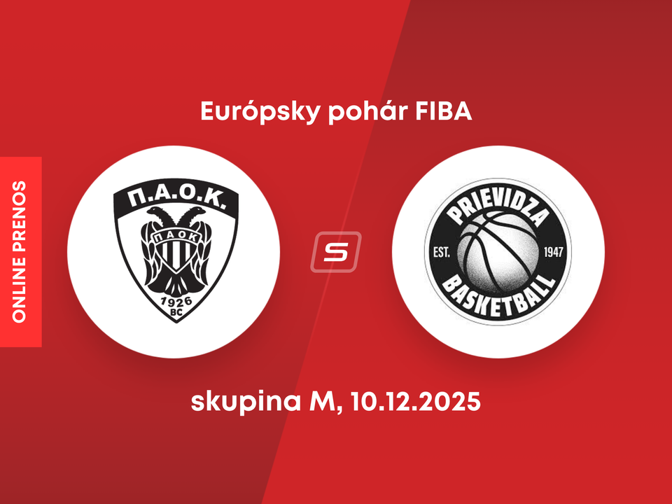 PAOK BC Solún - BC Prievidza: LIVE STREAM zo zápasu Európskeho pohára FIBA.