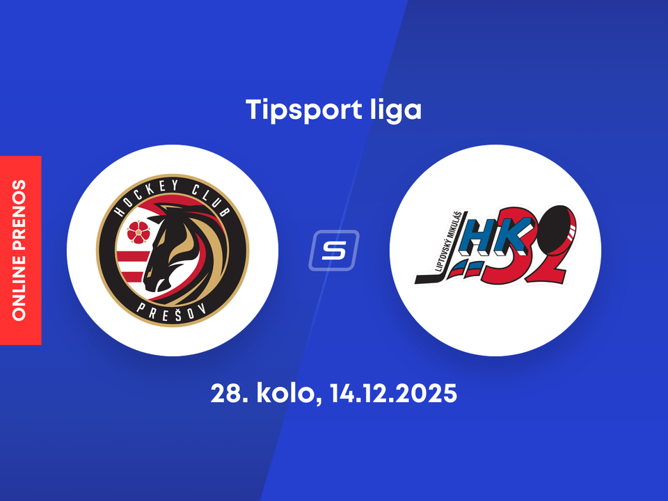 HC Prešov - Hk 32 Liptovský Mikuláš: ONLINE prenos zo zápasu 28. kola Tipsport ligy.