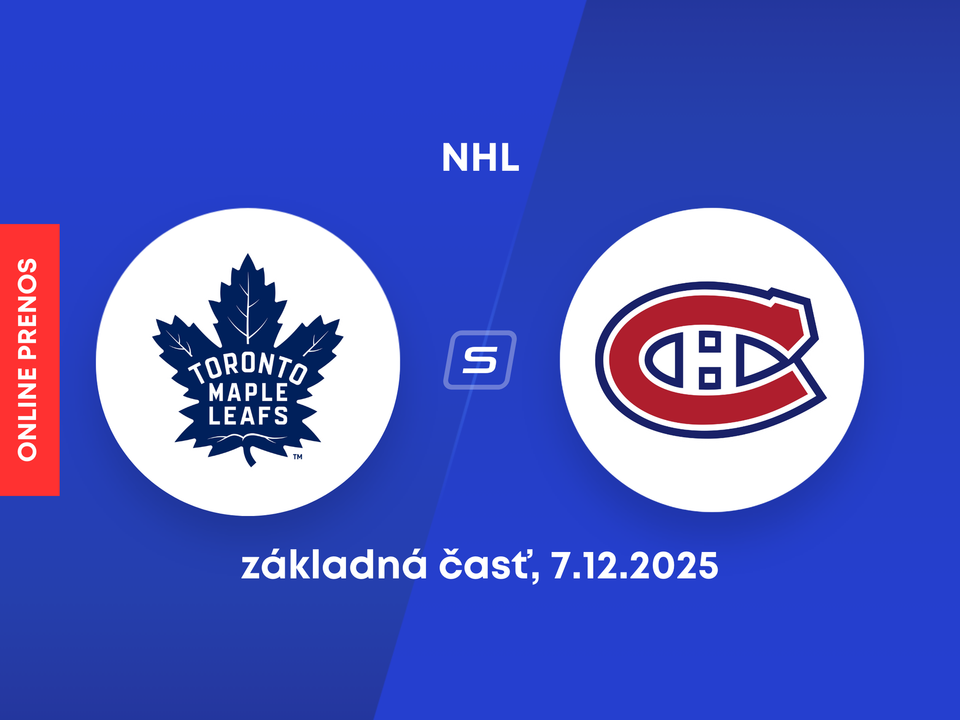 Toronto Maple Leafs - Montreal Canadiens: ONLINE prenos zo zápasu NHL.