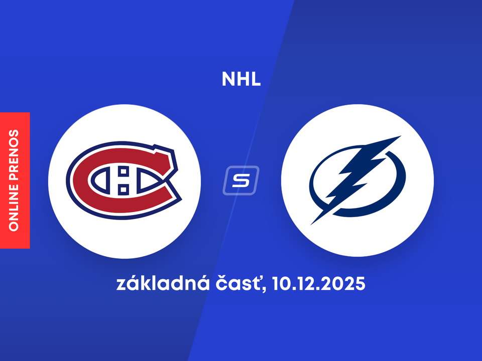 Montreal Canadiens - Tampa Bay Lightning: ONLINE prenos zo zápasu NHL.
