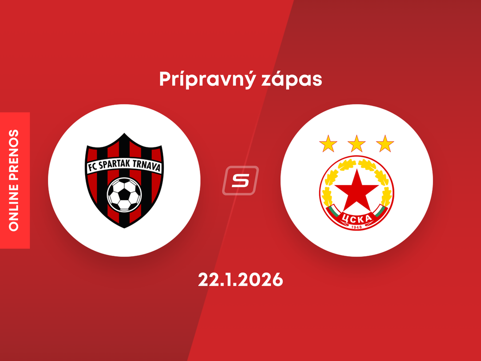 FC Spartak Trnava - CSKA Sofia: ONLINE prenos z prípravného zápasu. 