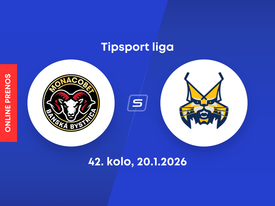 HC MONACObet Banská Bystrica - HC Spišská Nová Ves: ONLINE prenos zo zápasu 42. kola Tipsport ligy.
