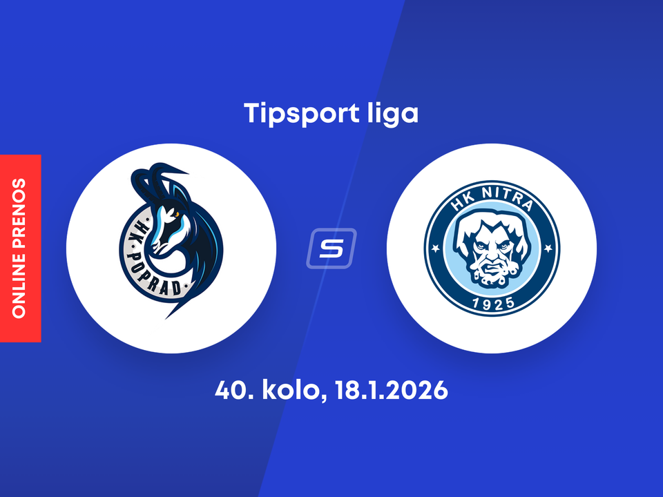 HK Poprad - HK Nitra: ONLINE prenos zo zápasu 40. kola Tipsport ligy.