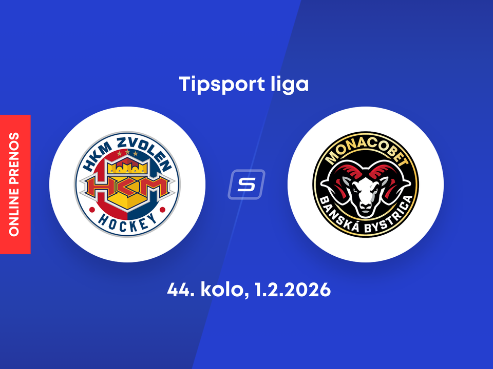 HKM Zvolen - HC MONACObet Banská Bystrica: ONLINE prenos zo zápasu 44. kola Tipsport ligy.
