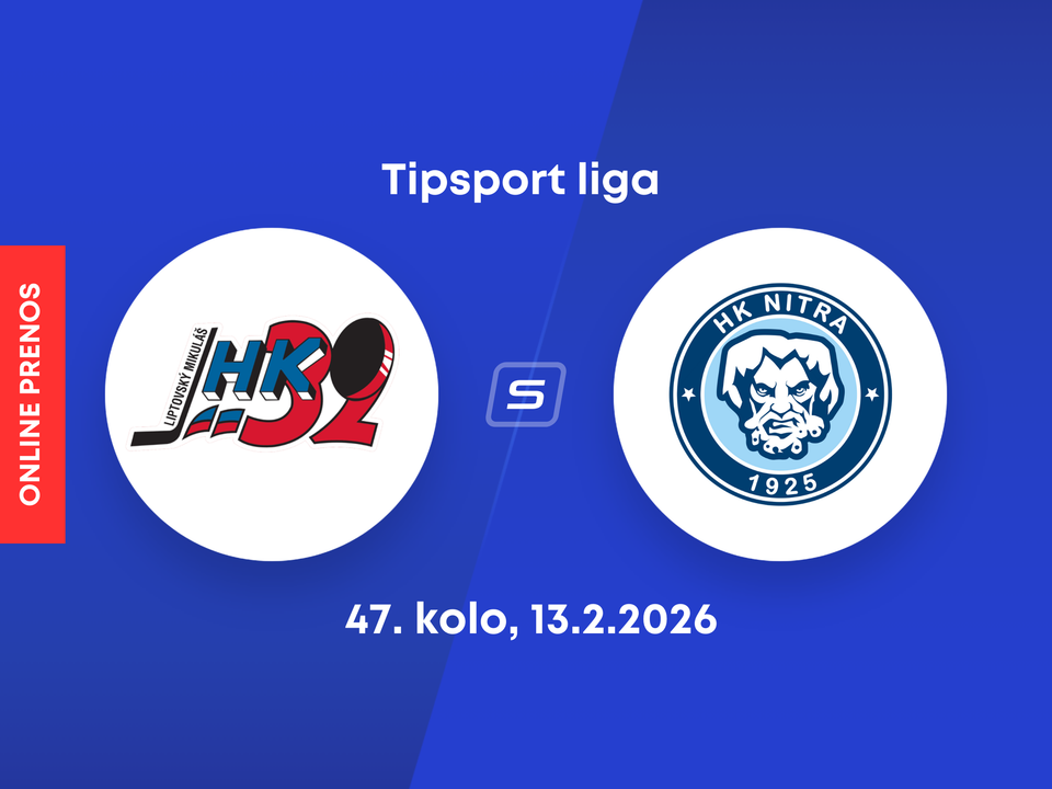Hk 32 Liptovský Mikuláš - HK Nitra: ONLINE prenos zo zápasu 47. kola Tipsport ligy.