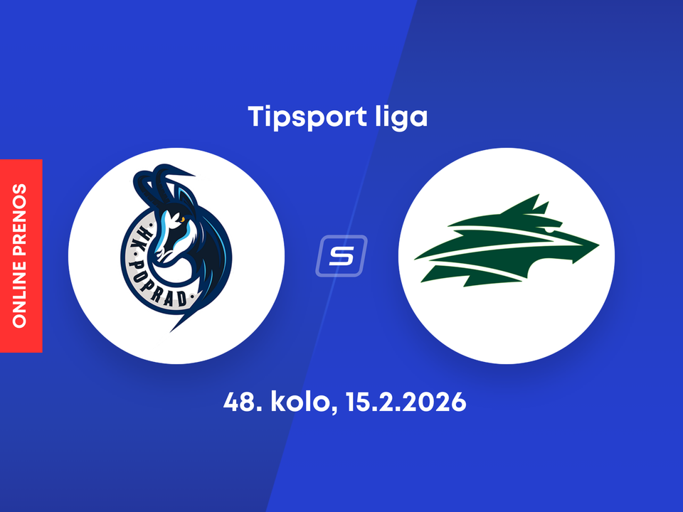 HK Poprad - Vlci Žilina: ONLINE prenos zo zápasu 48. kola Tipsport ligy.