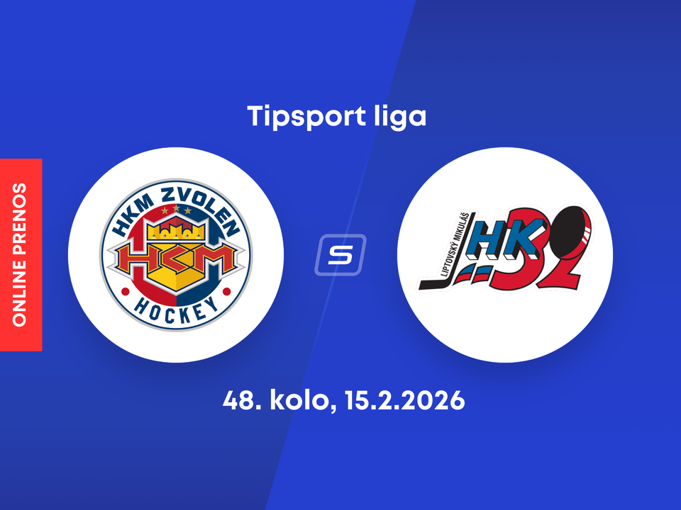 HKM Zvolen - Hk 32 Liptovský Mikuláš: ONLINE prenos zo zápasu 48. kola Tipsport ligy.