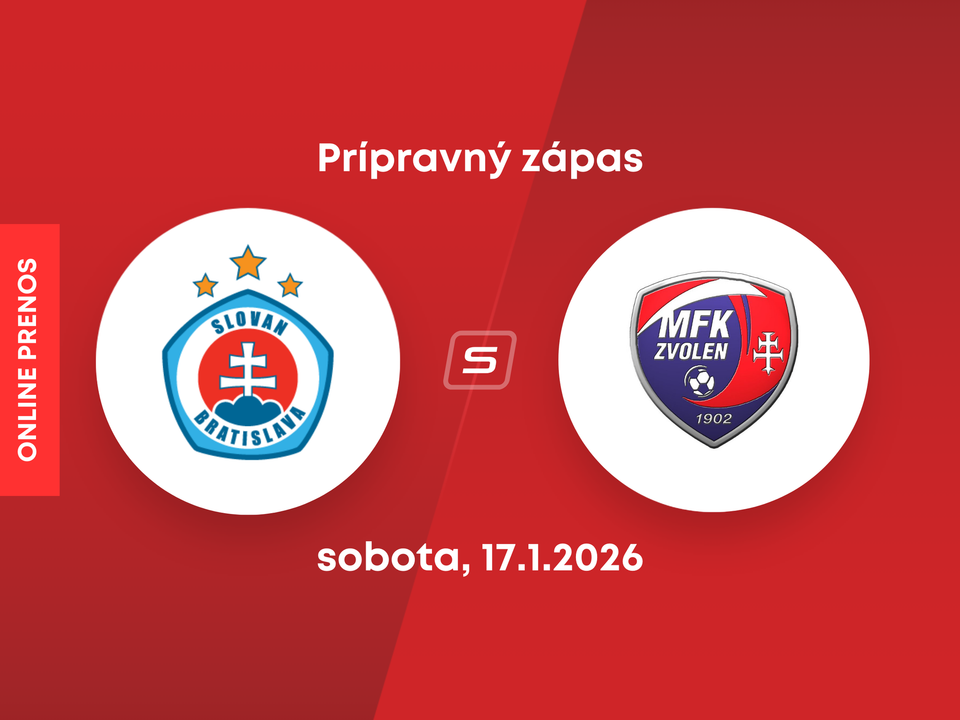 ŠK Slovan Bratislava - MFK Zvolen: ONLINE prenos z prípravného zápasu. 