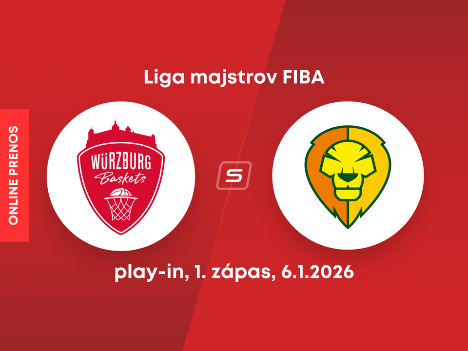 Würzburg Baskets - Patrioti Levice: ONLINE prenos zo zápasu Ligy majstrov.