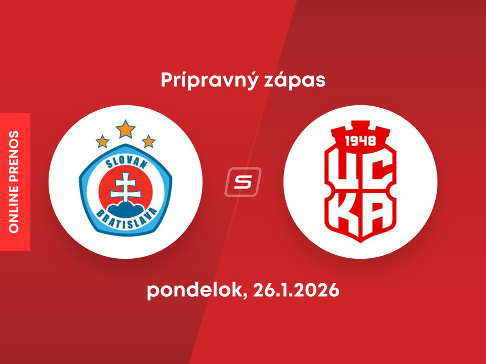 ŠK Slovan Bratislava - CSKA Sofia 1948: ONLINE prenos z prípravného zápasu. 