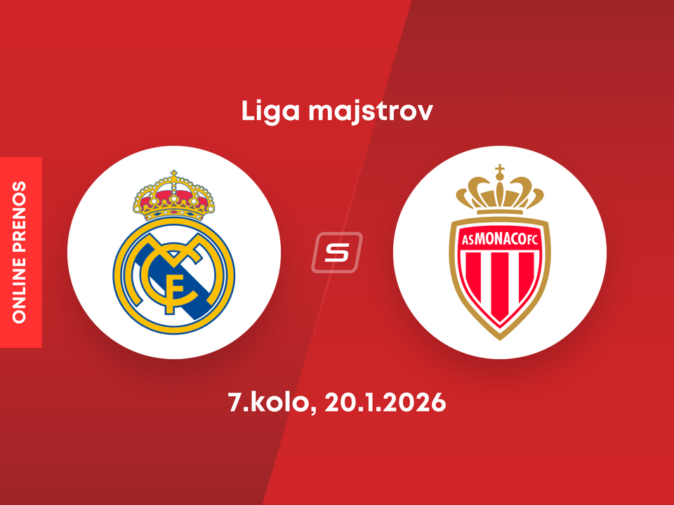 Real Madrid - AS Monaco: ONLINE prenos zo zápasu 7. kola ligovej fázy Ligy majstrov. 