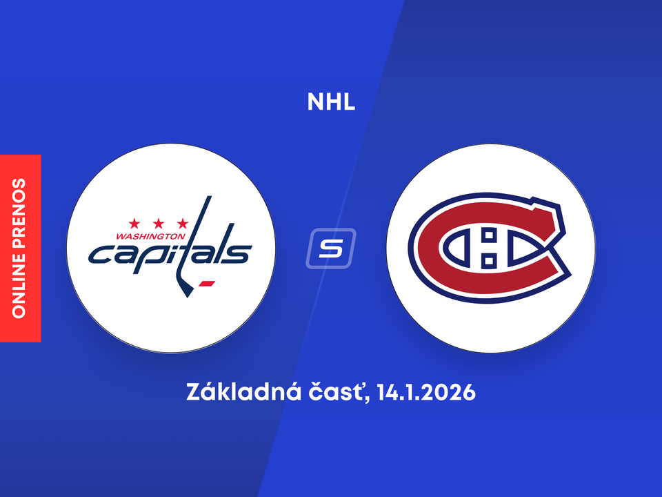 Washington Capitals - Montreal Canadiens: ONLINE prenos zo zápasu NHL.