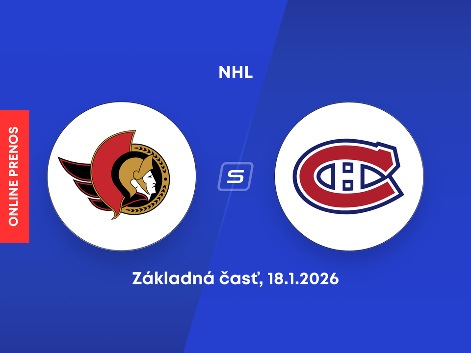Ottawa Senators - Montreal Canadiens: ONLINE prenos zo zápasu NHL.