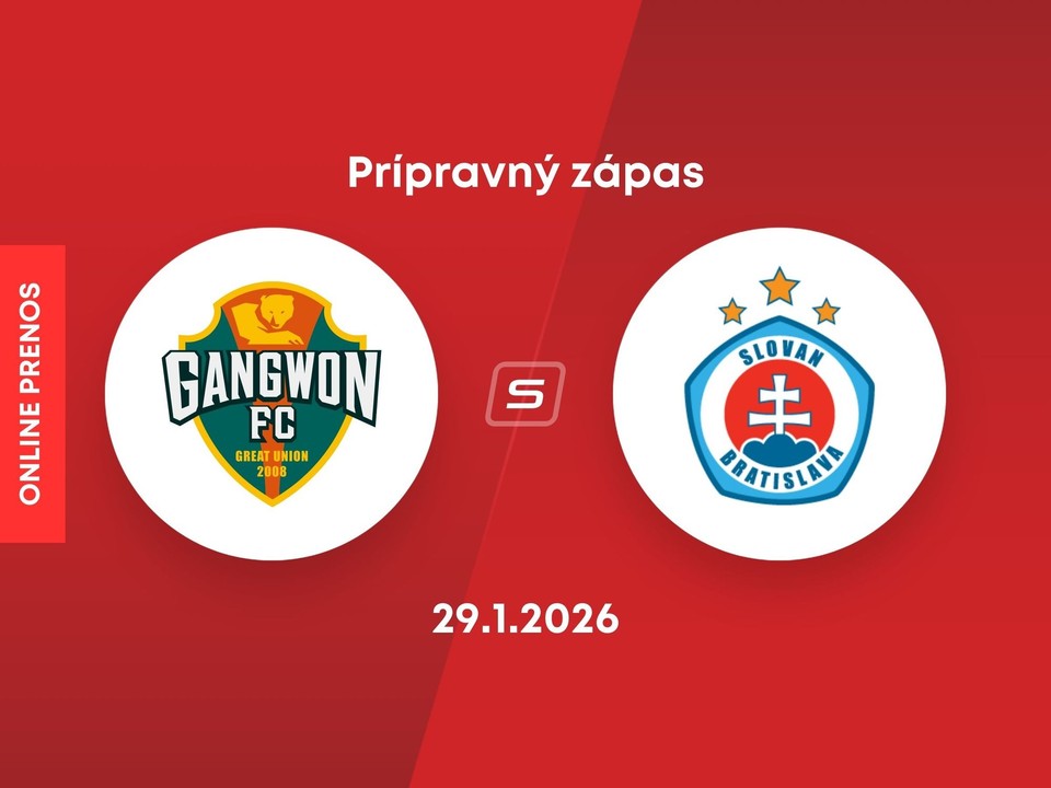 FC Gangwon - ŠK Slovan Bratislava: ONLINE prenos z prípravného zápasu.
