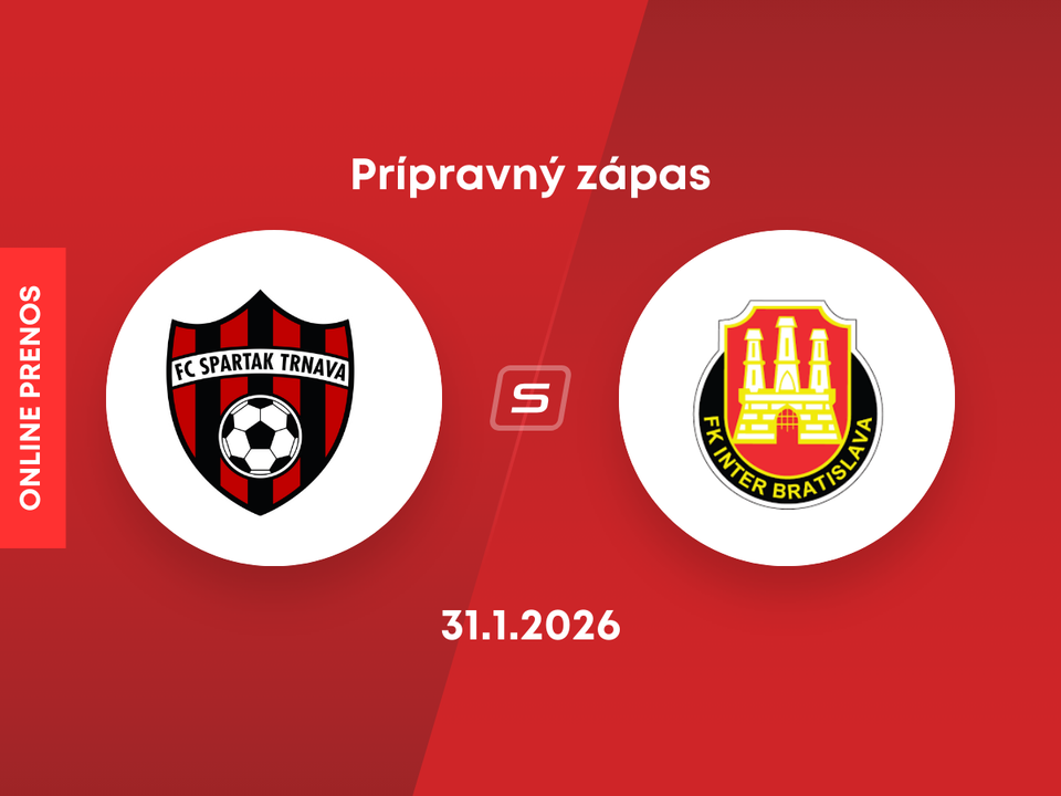 FC Spartak Trnava - Inter Bratislava: ONLINE prenos z prípravného zápasu.