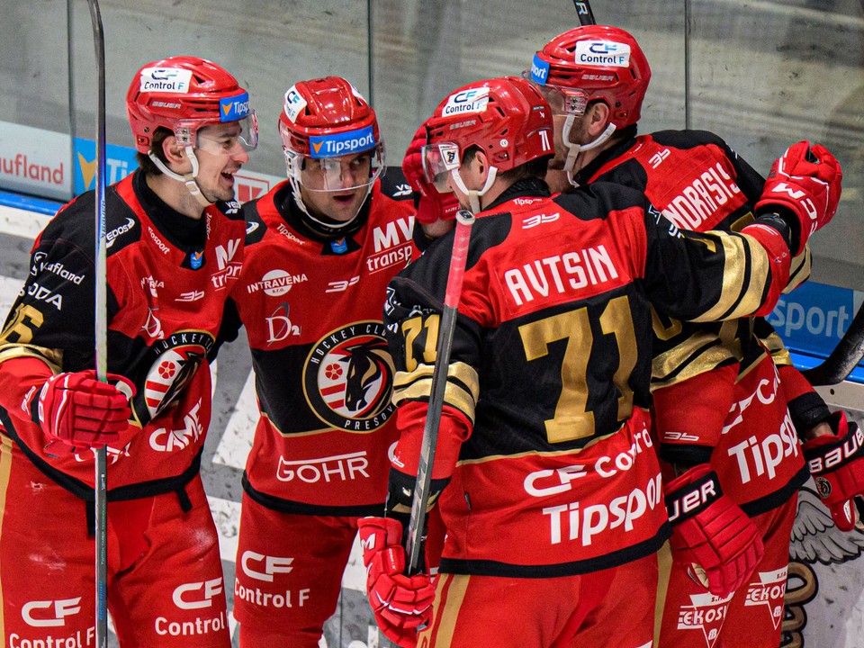 Radosť hokejistov Prešova 