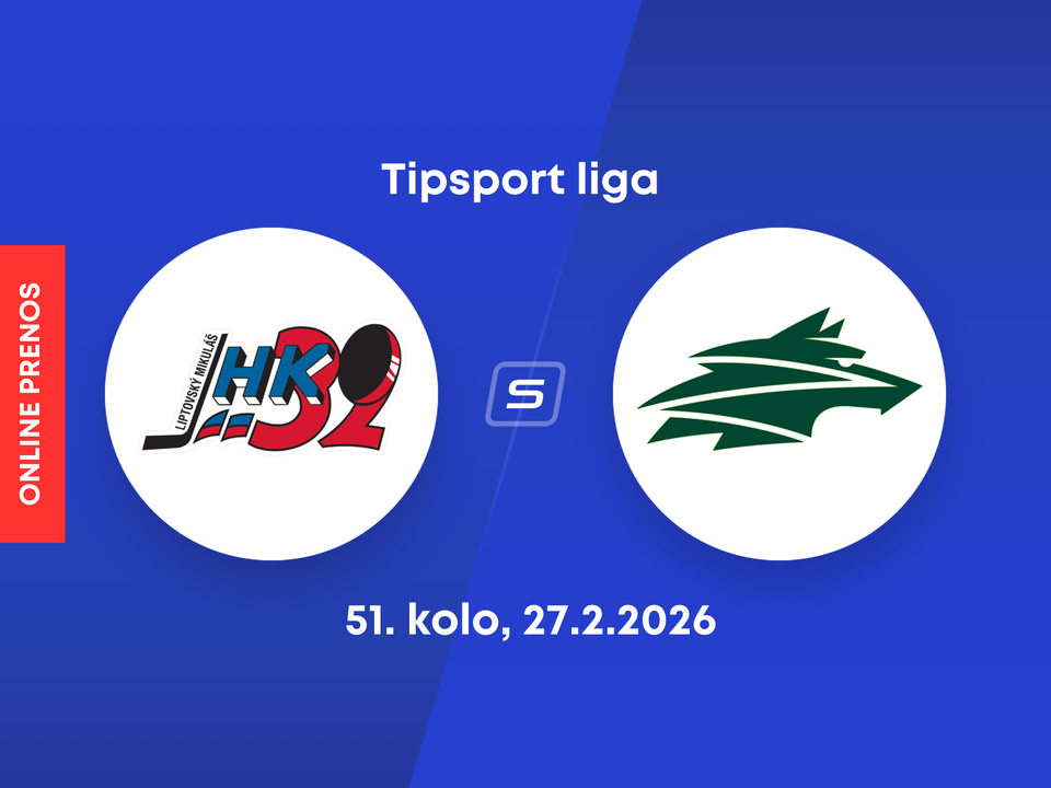 Hk 32 Liptovský Mikuláš - Vlci Žilina: ONLINE prenos zo zápasu 51. kola Tipsport ligy.