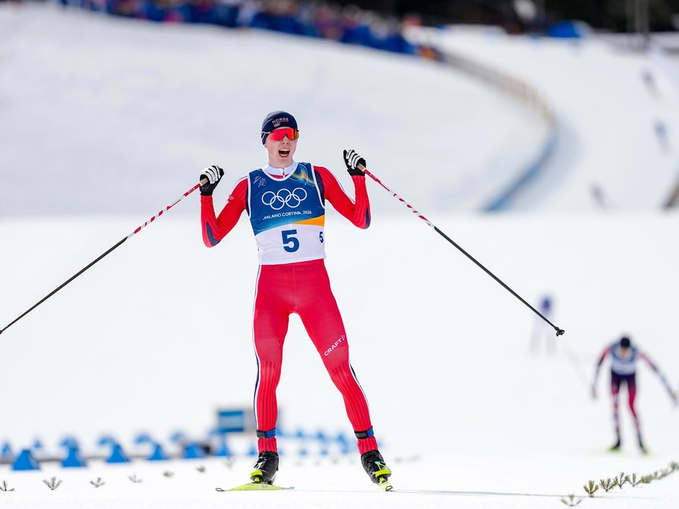 Jens Luraas Oftebro počas ZOH 2026.