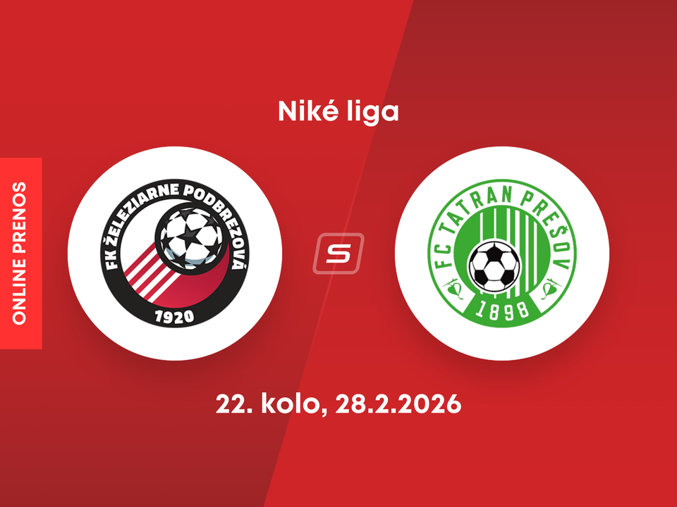 FK Železiarne Podbrezová - FC Tatran Prešov: ONLINE prenos zo zápasu 22. kola Niké ligy.