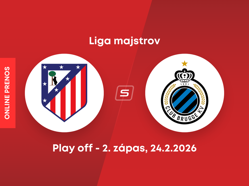 Atlético Madrid - Club Bruggy KV: ONLINE prenos zo zápasu play off Ligy majstrov. 