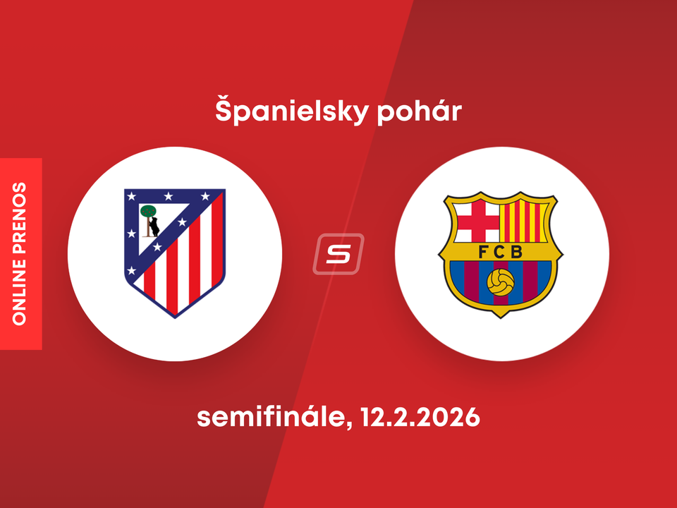 Atlético Madrid - Barcelona: ONLINE prenos zo semifinále Španielskeho pohára