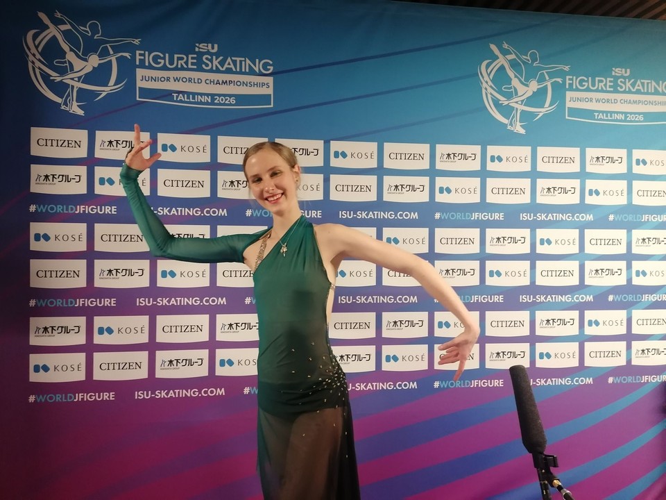 Alica Lengyelová po voľnej jazde na MS juniorov 2026.