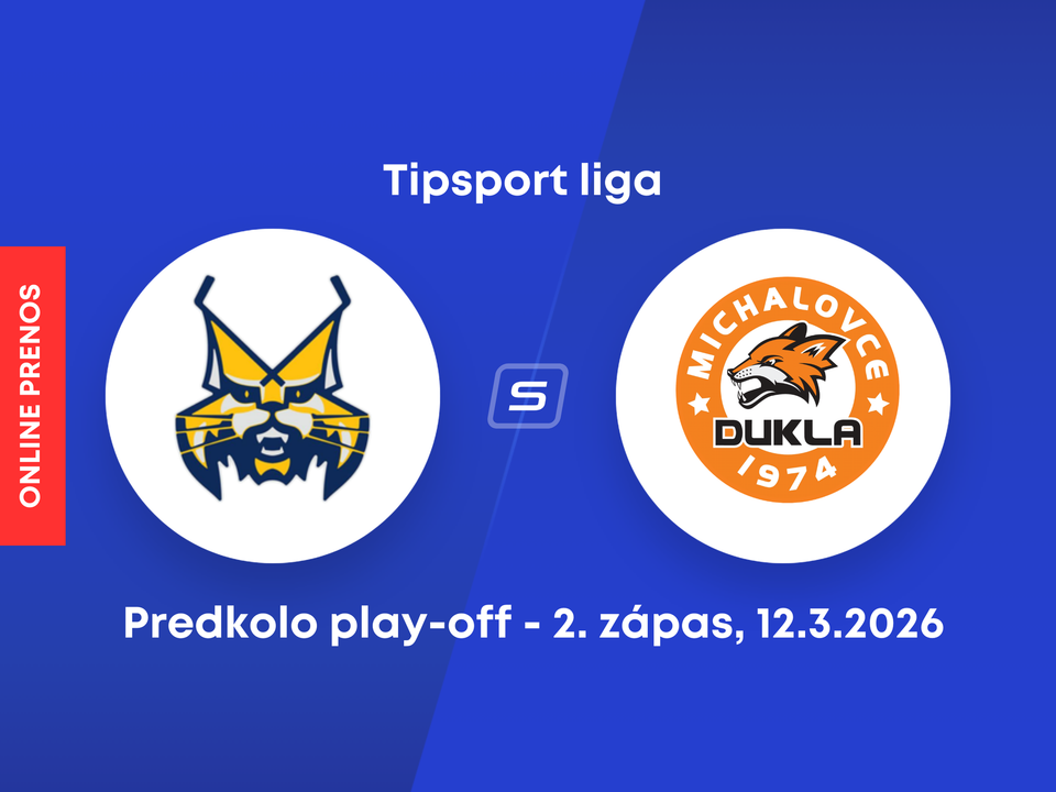 HK Spišská Nová Ves - HK Dukla Michalovce: ONLINE prenos z 2. zápasu predkola play-off Tipsport ligy.