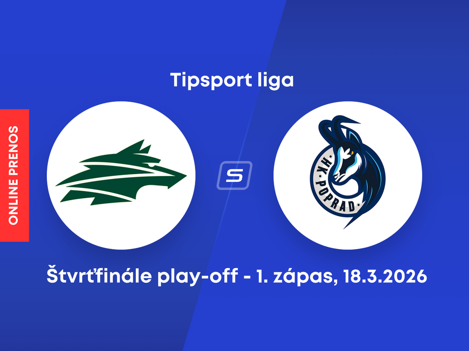 Vlci Žilina - HK Poprad: ONLINE prenos z 1. zápasu štvrťfinále play-off Tipsport ligy.