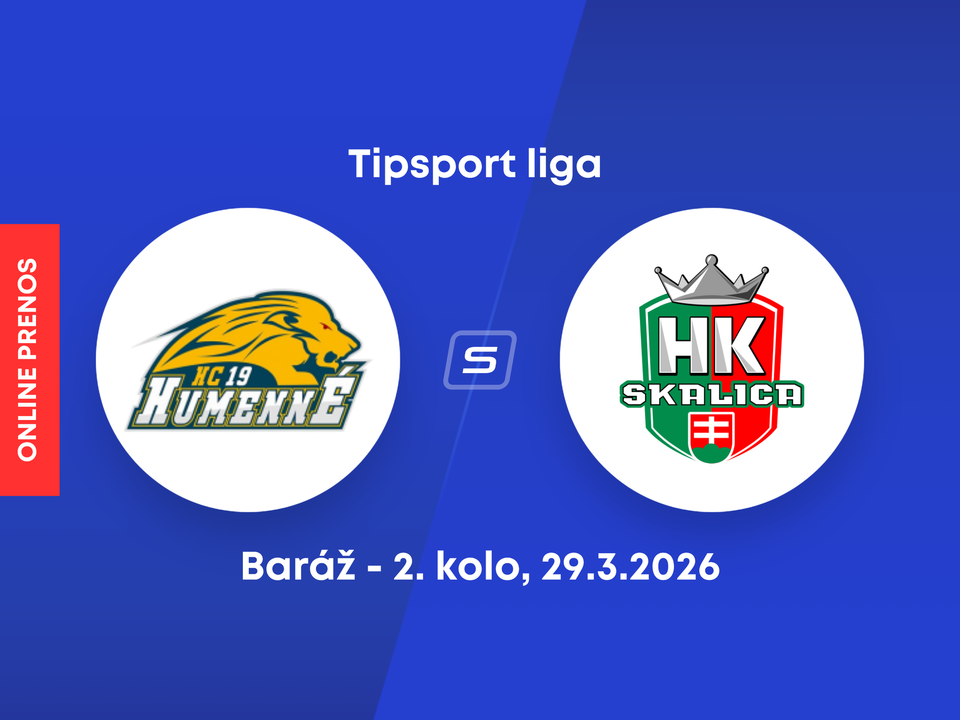 HC 19 Humenné - HK Skalica: ONLINE prenos z 2. kola baráže o Tipsport ligu.