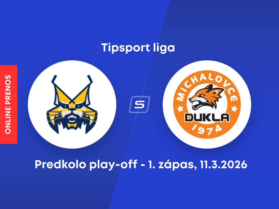 HK Spišská Nová Ves - HK Dukla Michalovce: ONLINE prenos z 1. zápasu predkola play-off Tipsport ligy.