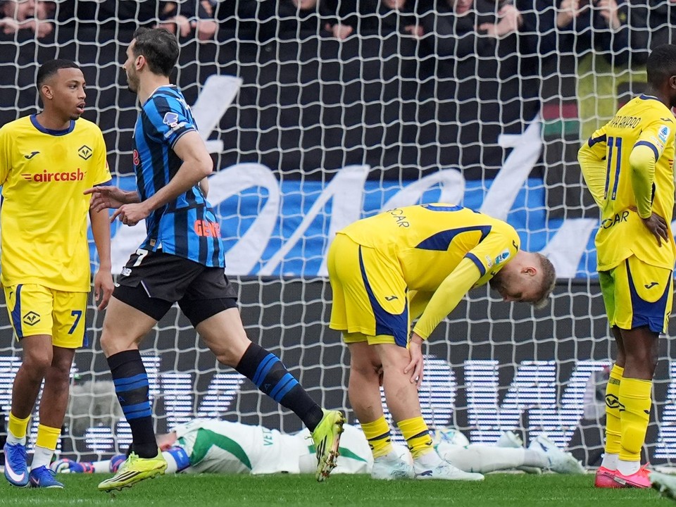 Záber zo zápasu Atalanta Bergamo - Hellas Verona
