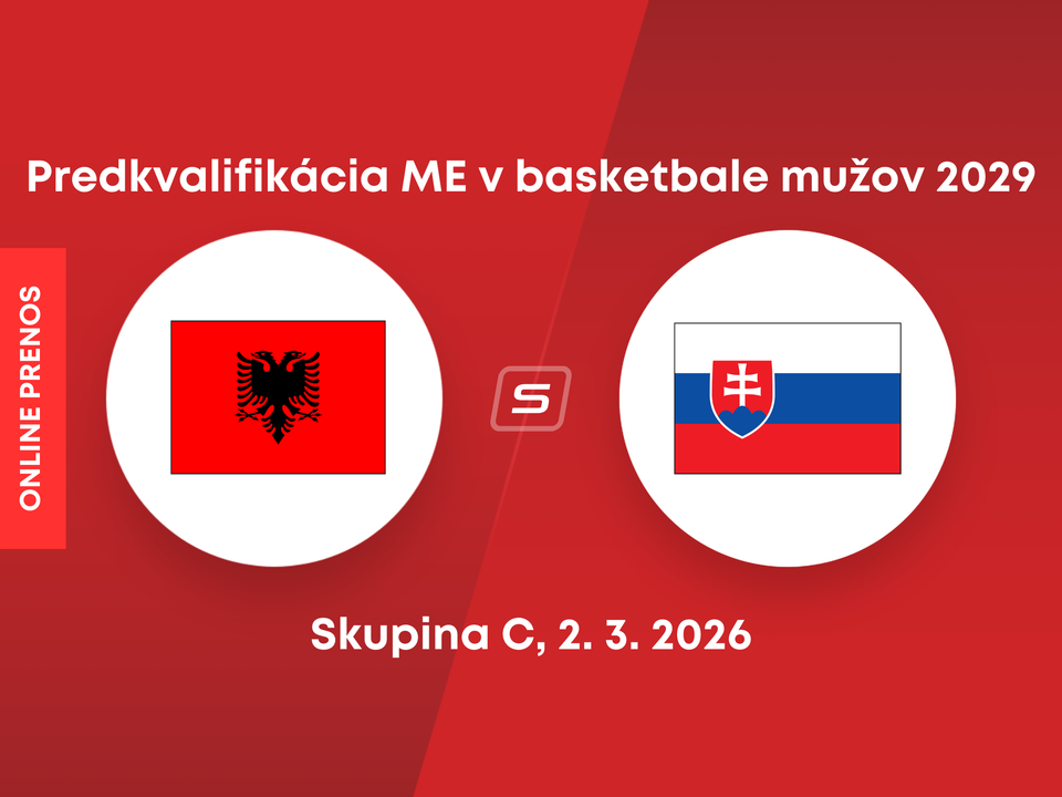 Albánsko - Slovensko: LIVE STREAM zo zápasu kvalifikácie na ME v basketbale mužov 2029. 