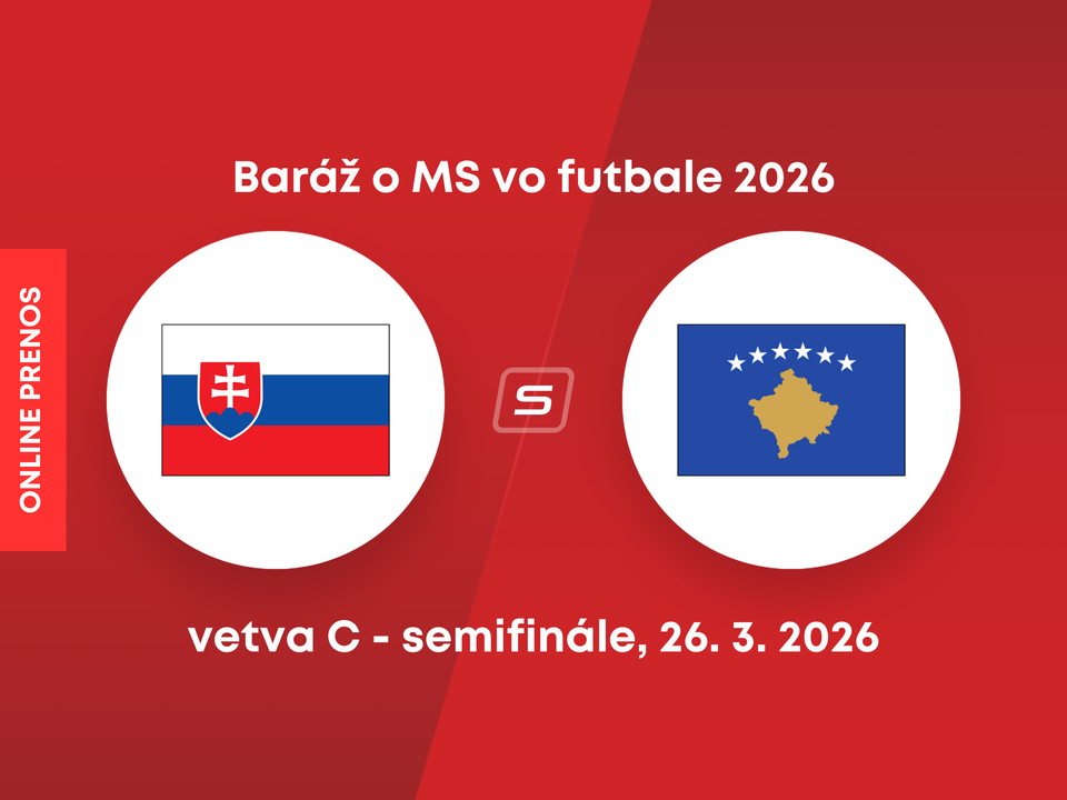 Slovensko - Kosovo: ONLINE prenos zo zápasu baráže o MS 2026