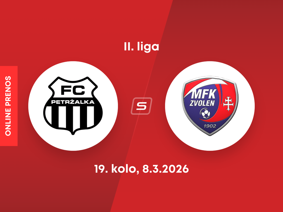 FC Petržalka - MFK Zvolen: ONLINE prenos zo zápasu 19. kola II. ligy.
