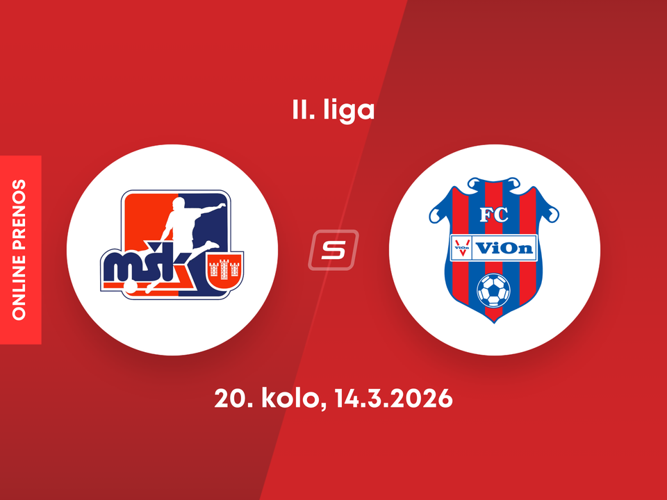 MŠK Považská Bystrica - FC ViOn Zlaté Moravce: ONLINE prenos zo zápasu 20. kola II. ligy.