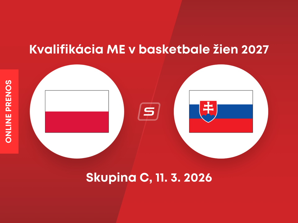 Poľsko - Slovensko: Online prenos zo zápasu kvalifikácie na ME v basketbale žien 2027. 