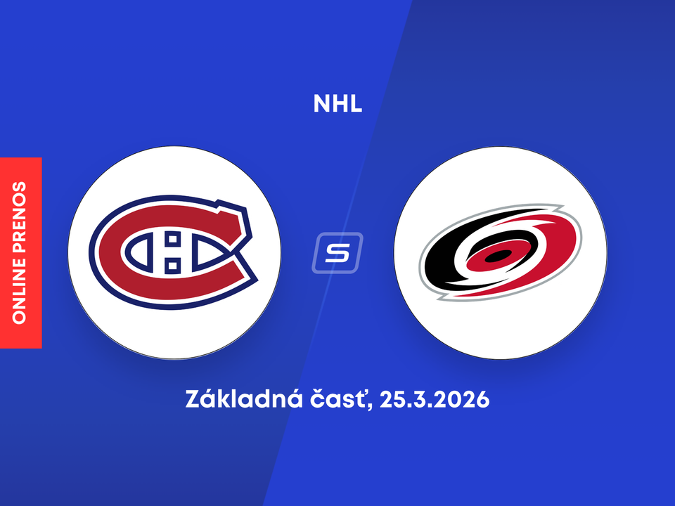 Montreal Canadiens - Carolina Hurricanes: ONLINE prenos zo zápasu NHL.