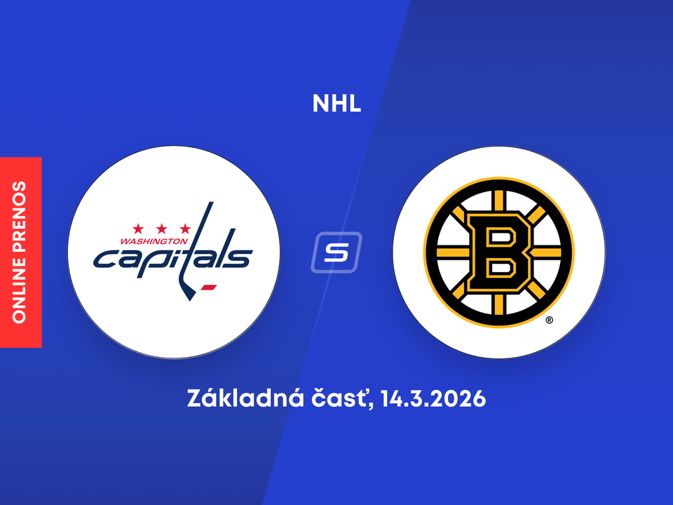 Washington Capitals - Boston Bruins: ONLINE prenos zo zápasu NHL.
 