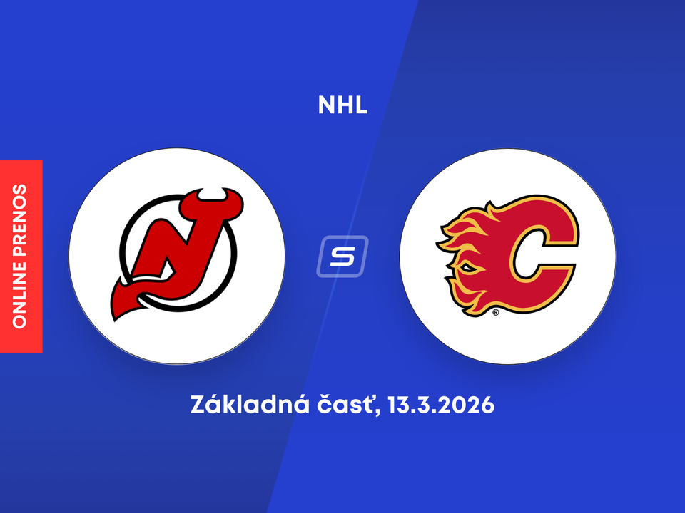 New Jersey Devils - Calgary Flames: ONLINE prenos zo zápasu NHL.