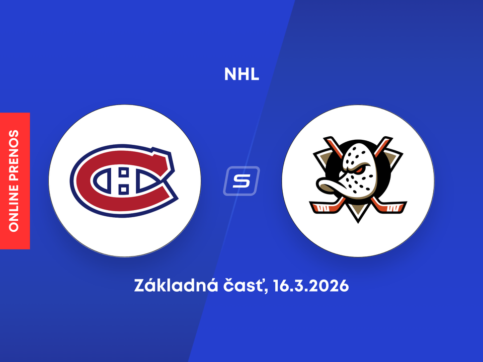 Montreal Canadiens - Anaheim Ducks: ONLINE prenos zo zápasu NHL.
