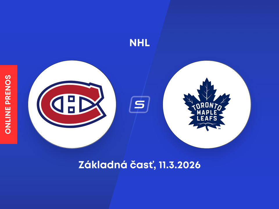 Montreal Canadiens - Toronto Maple Leafs: ONLINE prenos zo zápasu NHL.