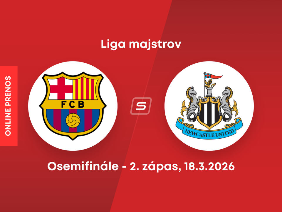 FC Barcelona - Newcastle United: ONLINE prenos z druhého zápasu osemfinále Ligy majstrov. 
