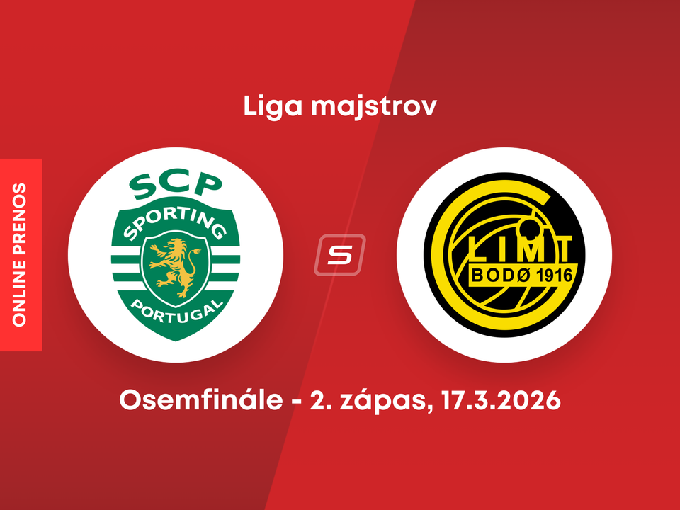 Sporting Lisabon - Bodö/Glimt: ONLINE prenos z druhého zápasu osemfinále Ligy majstrov. 